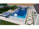 Backyard paradise featuring a refreshing pool, spa, and lush greenery, creating a serene outdoor escape at 26619 S 169Th Pl, Queen Creek, AZ 85142