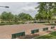 Community shuffleboard court with shade trees and well-manicured landscaping at 27021 W Kerry Ln, Buckeye, AZ 85396