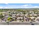 Aerial view of a residential neighborhood with well-maintained homes and mature trees at 300 W Windsor Dr, Gilbert, AZ 85233