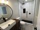 Bathroom showcasing modern fixtures and minimalist design with a unique vessel sink at 3538 W Sierra Vista Dr, Phoenix, AZ 85019
