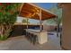 Outdoor barbecue with a built-in bar, perfect for entertaining guests at 3842 W Ironwood Dr, Chandler, AZ 85226
