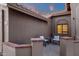 Cozy outdoor patio area with stylish seating, offering a perfect spot for relaxation and entertaining at 3842 W Ironwood Dr, Chandler, AZ 85226