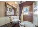 Stylish bathroom with decorative tile, a vessel sink, and a modern vanity at 39 E Hoover Ave, Phoenix, AZ 85004