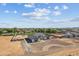 Aerial view of a home featuring new construction and generous desert landscaping at 3989 E Freeman Ln, San Tan Valley, AZ 85140
