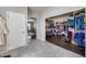 Hallway connecting the bathroom, closet, and main bedroom, creating a seamless and functional flow at 514 E Yvonne Ln, Tempe, AZ 85284