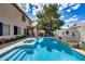 Beautiful in-ground pool with spa and patio area at 514 E Yvonne Ln, Tempe, AZ 85284