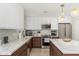 Bright, modern kitchen featuring white cabinets, stainless steel appliances, and beautiful marble countertops at 6957 E Osborn Rd # A, Scottsdale, AZ 85251
