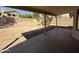 Wide backyard with landscaping featuring decorative stone at 7266 E Monte Ave, Mesa, AZ 85209