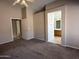 Main bedroom with views into the main bath at 7266 E Monte Ave, Mesa, AZ 85209
