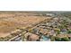 Aerial view of homes next to open land, offering community and nature blend at 8730 E Montecito Ave, Scottsdale, AZ 85251