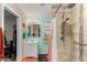 Bathroom featuring a rainfall shower head and updated vanity at 930 E Friar Ave, Apache Junction, AZ 85119