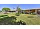 Well-maintained backyard with green lawn and mature landscaping at 9635 W Ironwood Dr # B, Peoria, AZ 85345