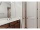 Bathroom with marble countertop vanity and chrome fixtures at 10040 E Grandview St, Mesa, AZ 85207