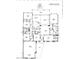 Detailed floor plan rendering showcasing layout of rooms and garage including labeled measurements at 10040 E Grandview St, Mesa, AZ 85207