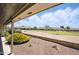 The backyard is landscaped with desert landscaping and a tranquil community view at 11059 E Kilarea Ave, Mesa, AZ 85209