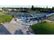 Community features outdoor recreational courts with plenty of shade and spectator seating at 146 E Rock Wren Dr, San Tan Valley, AZ 85143