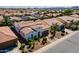 Charming single-story home showcasing a two-car garage, tile roof and solar panels at 1787 E Sattoo Way, Queen Creek, AZ 85140