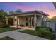 Casita with covered patio and outdoor space featuring a sink and cabinets with direct access to the yard at 26099 N 88Th Way, Scottsdale, AZ 85255