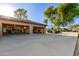 Three-car garage with oversized driveway, offering plenty of space for parking and outdoor activities at 2641 E Birchwood Pl, Chandler, AZ 85249