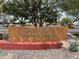 Sun City Festival Pickleball Complex sign with desert landscaping and parking area at 27636 W Runion Dr, Buckeye, AZ 85396