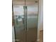 Close up of the stainless steel refrigerator with water dispenser at 284 W Settlers Trl, Casa Grande, AZ 85122