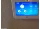 Close up of the home's security control panel at 284 W Settlers Trl, Casa Grande, AZ 85122