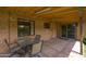 Covered patio with outdoor seating and a view of the backyard at 2913 E Earll Dr, Phoenix, AZ 85016