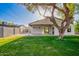 Lush backyard with large, mature tree, covered patio, and privacy wall at 4205 N 19Th Pl, Phoenix, AZ 85016