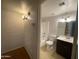 Functional bathroom with a neutral color palette at 4714 E Pueblo Ave, Phoenix, AZ 85040
