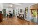 Inviting dining room with hardwood floors, modern chairs, and an open layout at 55 E Pierson St, Phoenix, AZ 85012
