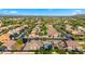 Panoramic aerial perspective of the neighborhood featuring parks and well-spaced residences at 6602 S Constellation Way, Gilbert, AZ 85298