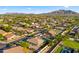 Community aerial showcases spacious lots and mature landscaping, blending serenity with neighborhood charm at 6602 S Constellation Way, Gilbert, AZ 85298