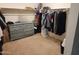 Spacious walk-in closet with ample storage, shelving, and room for organizing clothing at 7251 E Grouse Ct, San Tan Valley, AZ 85143