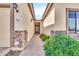 Charming entryway with brick accents and an ornate front door at 747 E Meadow Ln, Phoenix, AZ 85022
