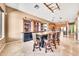 Large kitchen with an island, bar seating and bar area at 747 E Meadow Ln, Phoenix, AZ 85022