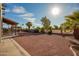 Expansive backyard featuring mature desert landscaping, covered patio perfect for entertaining, and serene outdoor environment at 988 W Crooked Stick Dr, Casa Grande, AZ 85122