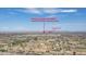 Aerial view of a neighborhood and a new battery manufacturing plant at 1036 E Magnum Rd, San Tan Valley, AZ 85140