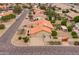 Stunning aerial view of the property showcasing the terracotta roof, desert landscaping at 12899 W Pasadena Ave, Litchfield Park, AZ 85340