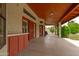 Covered back patio with access to the backyard; providing seamless indoor-outdoor living at 12899 W Pasadena Ave, Litchfield Park, AZ 85340
