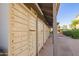 Exterior shot of the community mailboxes in a covered area with a sidewalk in the background at 1730 W Emelita Ave # 2027, Mesa, AZ 85202
