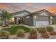 Beautiful single-Gathering home with lush landscaping, a two-car garage, and a welcoming front porch at 17362 W Wildwood St, Surprise, AZ 85388