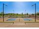 Full court pickleball court with well maintained artificial turf in a community at 17362 W Wildwood St, Surprise, AZ 85388