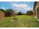 Expansive backyard featuring well-maintained lawn and mature trees, creating a serene outdoor space at 17681 W Molly Ln, Surprise, AZ 85387