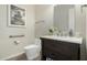 Cozy bathroom with modern fixtures, a stylish vanity, and neutral color scheme at 1829 N 43Rd Ter, Phoenix, AZ 85008