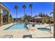 Sparkling community pool and spa area with ample lounge seating and shade at 18416 N Cave Creek Rd # 3034, Phoenix, AZ 85032