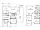 A detailed floor plan of the 1st and 2nd floor, including room dimensions at 2307 W Sienna Bouquet Pl, Phoenix, AZ 85085
