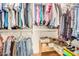Walk-in closet with rods and shelves for ample storage at 2727 S 160Th Ln, Goodyear, AZ 85338