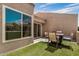 Enjoy outdoor living on this covered patio with dining area and sunny views at 2834 S Extension Rd # 2001, Mesa, AZ 85210
