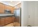 Kitchen showcasing stainless steel appliances and a microwave at 28917 N 66Th Ave, Phoenix, AZ 85083