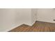 Hallway with wood-look tile flooring at 30003 W Rockmount Ave, Buckeye, AZ 85396